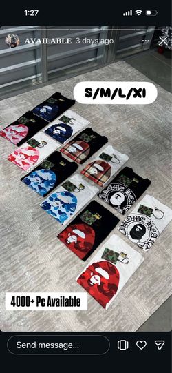 bape t-shirts