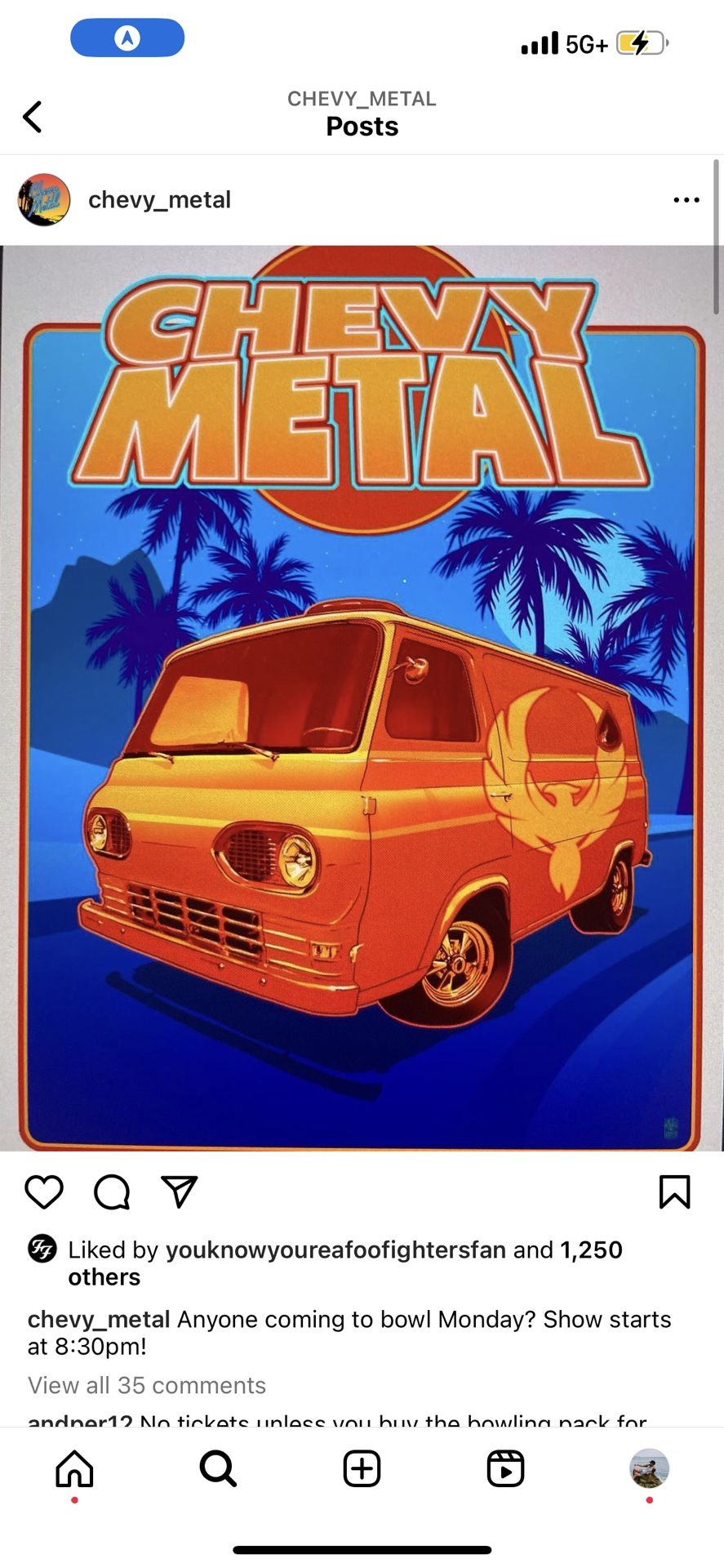 2 x Tickets to Tonight’s Chevy Metal Show