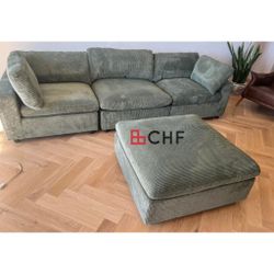 Corduroy Modular Sectional Sofa  // Different Models Available 