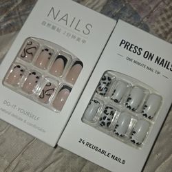 Brand New PRESS ON NAILS Selling Together Never Used See All Pics