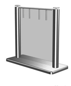 Knife Block Tempered Glass Mercer