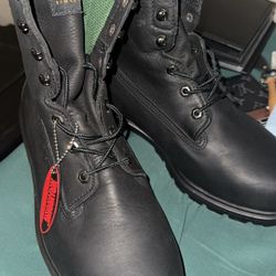 Wolverine Steel Toe Boots Size 9 wide 