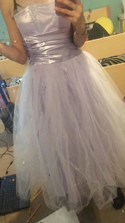 Lavender Tulle Dress