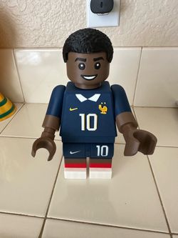 3-D printed Lego soccer players  8” tall