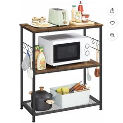 Kitchen Island Storage Shelf