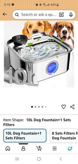 Pet water fountain
