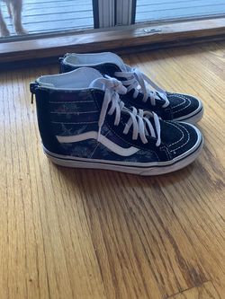 Size 2 Crocs and 2.5 Vans