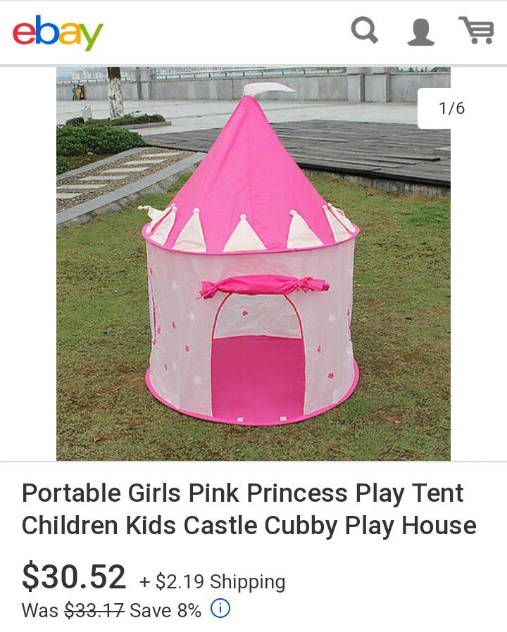 Princess playhouses.