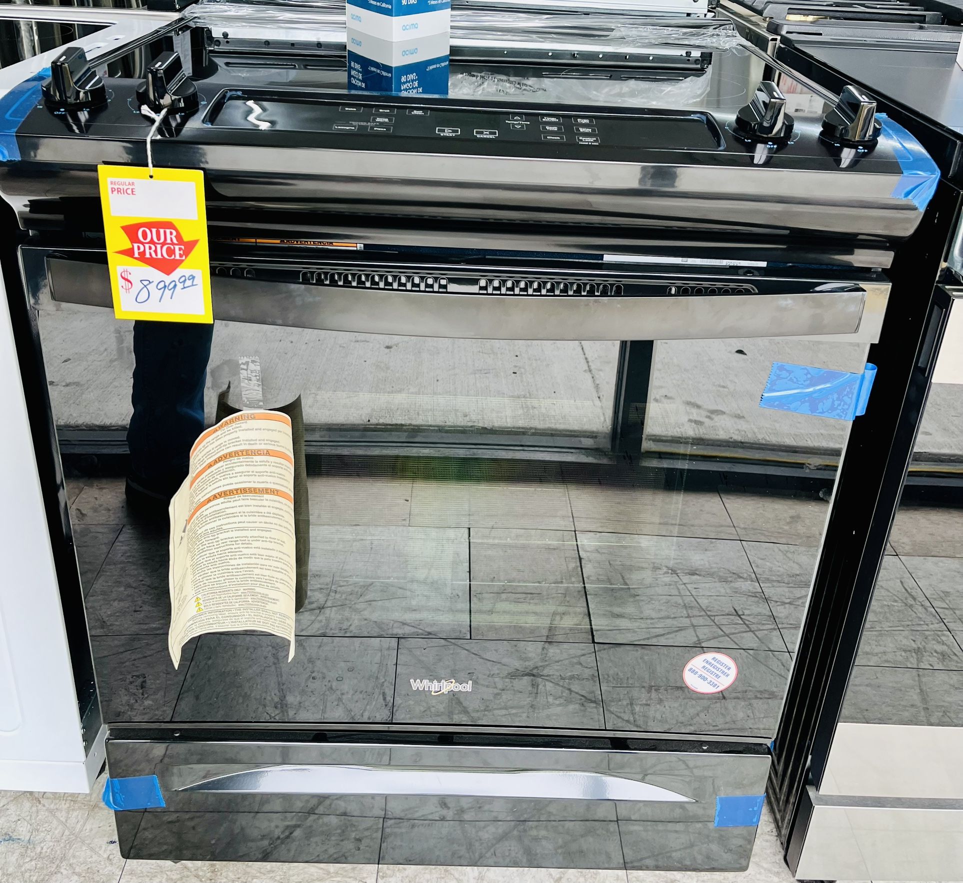🔥🔥30” Whirlpool Slide In Range