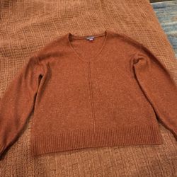 Vince Camuto Sweater Pumpkin Color 