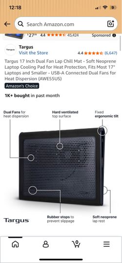 Targus Dual Fan Laptop Cooling Pad