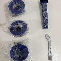 Vacuum Filter Replacement Kit For Dyson V7, V8 Animal and V8 Absolute Cordless 