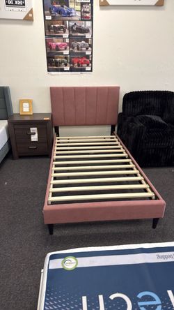 Twin platform bed frame