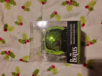 The Beatles Glass Christmas Ornament