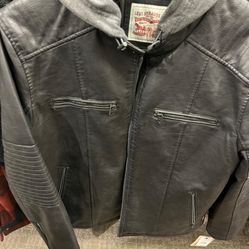 $160 Levi Leather Jacket XXL