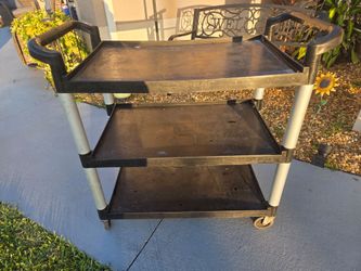 Heavy duty utility cart with wheels