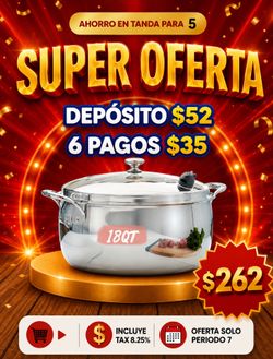 Olla de 18qt vida sana