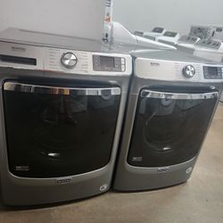 SET MAYTAG STEAM WASHER AND ELECTRIC DRYER 