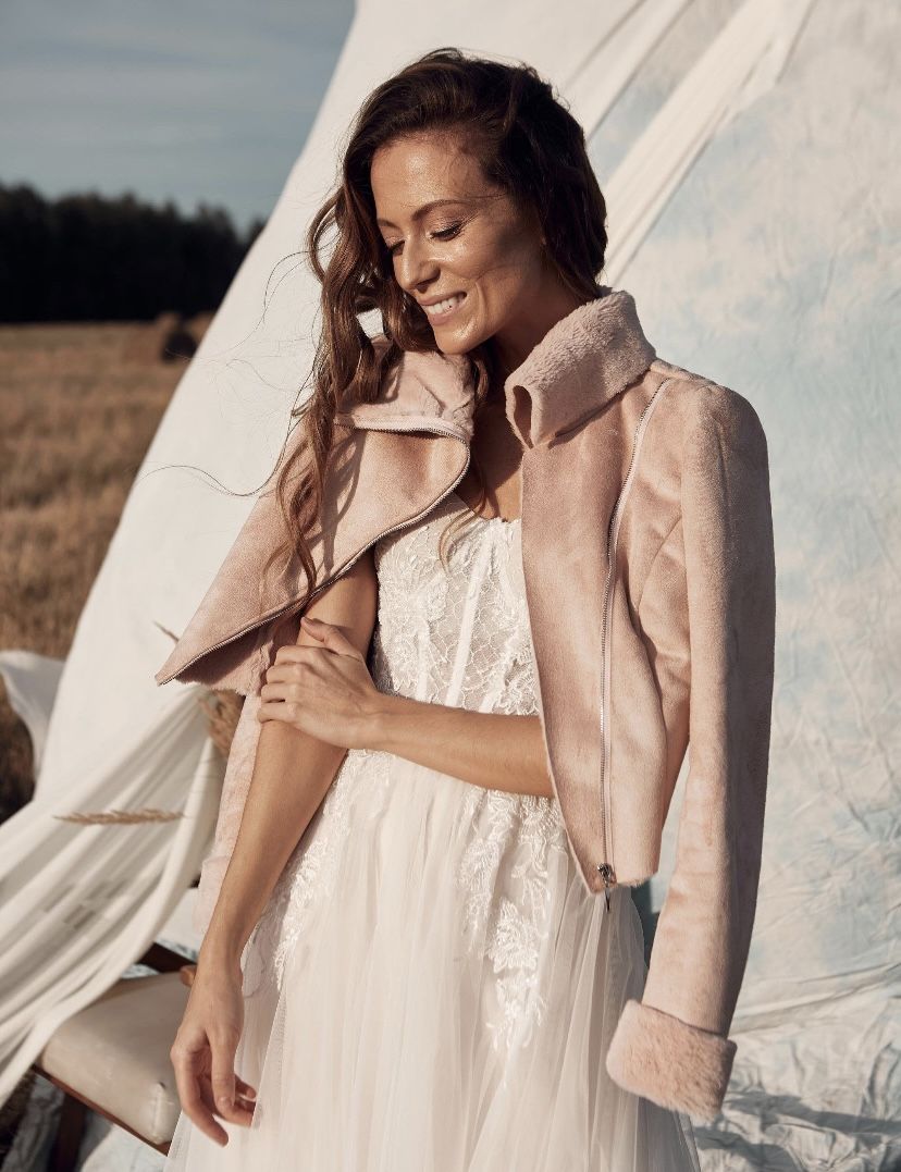 Pink Bridal Jacket 