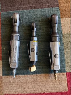 3-pc Central Pneumatic Air Ratchet Wrenches - 1/4”-3/8”. All Work