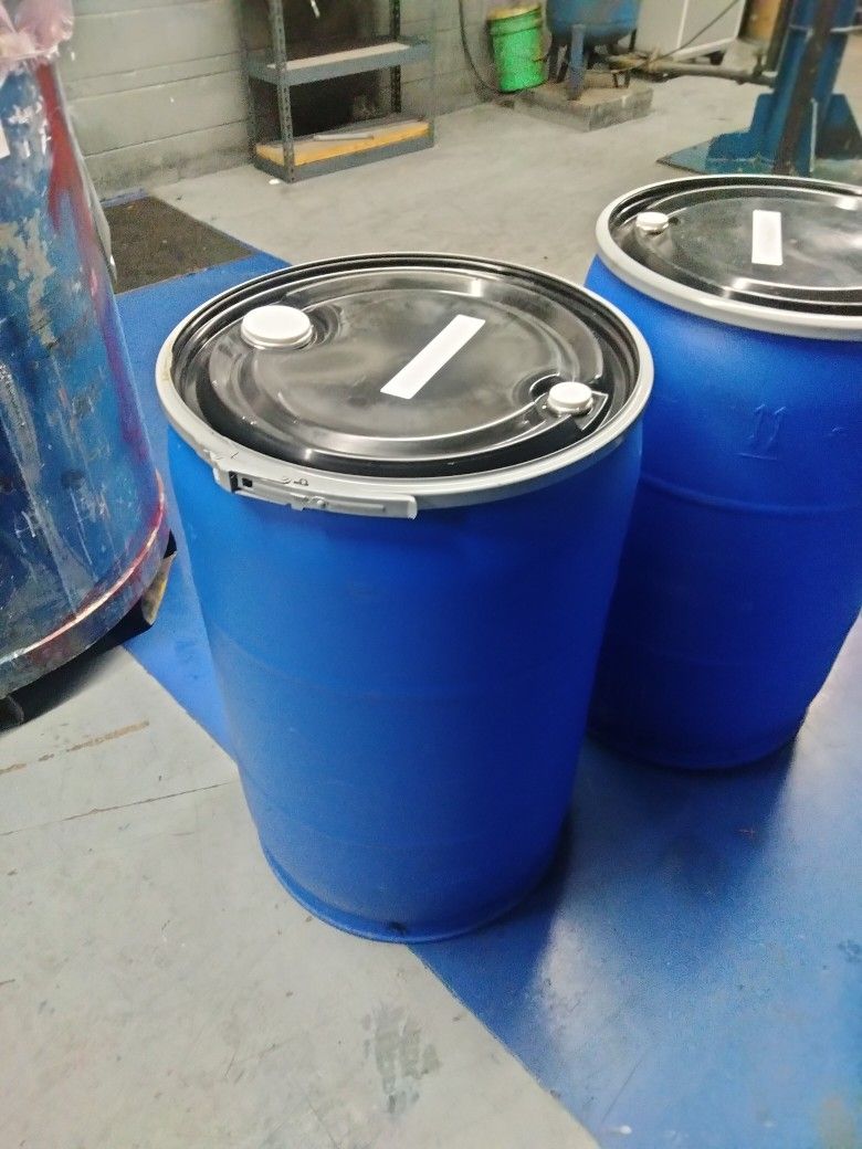 55 Gallon Plastic Drums