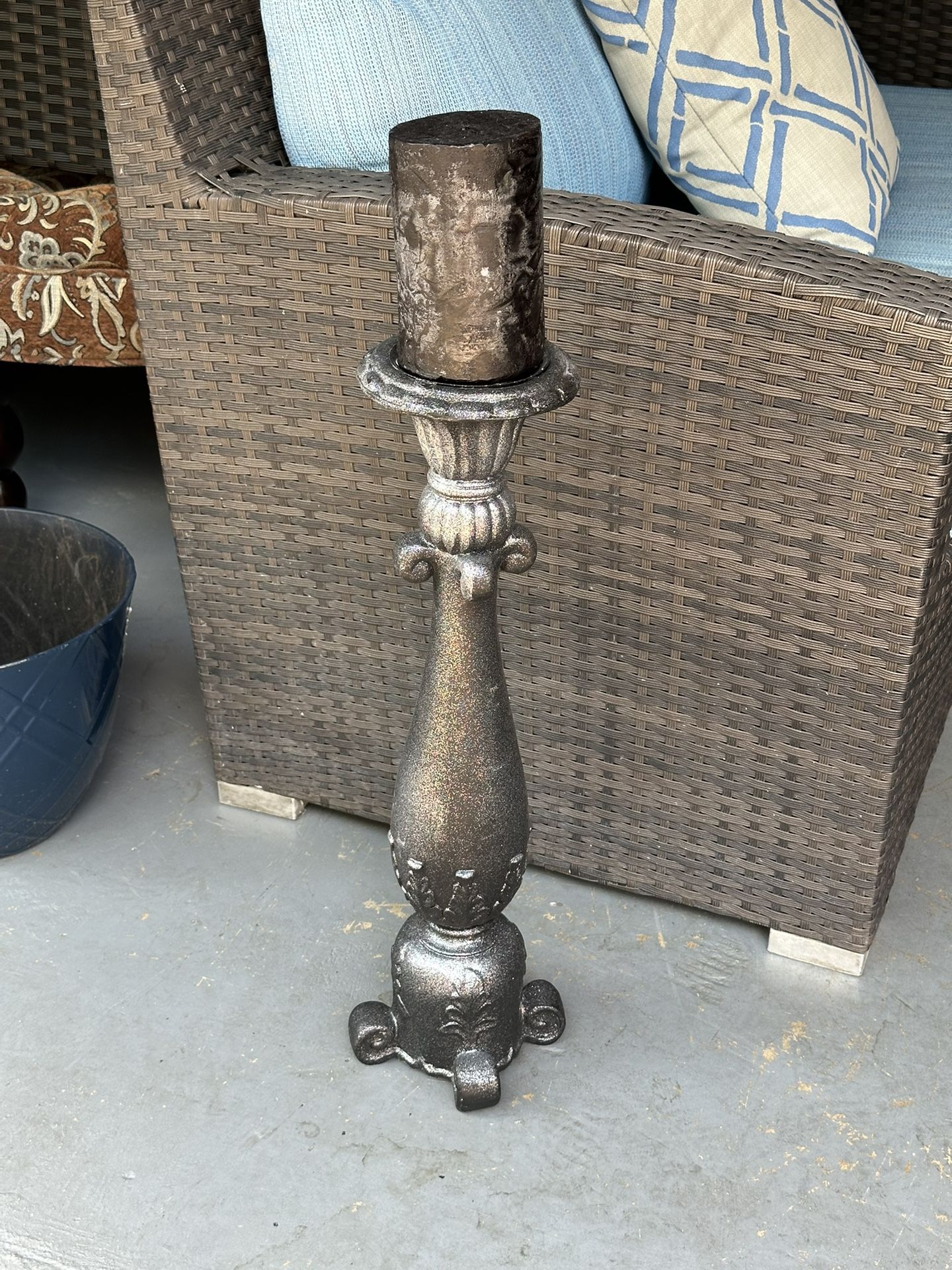 Tall Floor Candle Holder Stick 23 Height 