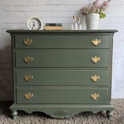Awesome Shabby Distressed Solid Wood Dresser 