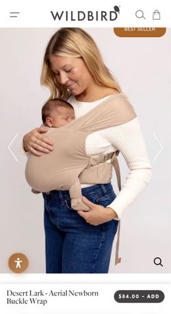 Desert Lark - Aerial Newborn Buckle Wrap