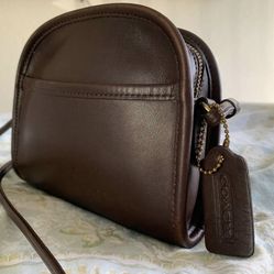 Vintage COACH Abbie Bag in Mahogany (Made in USA)