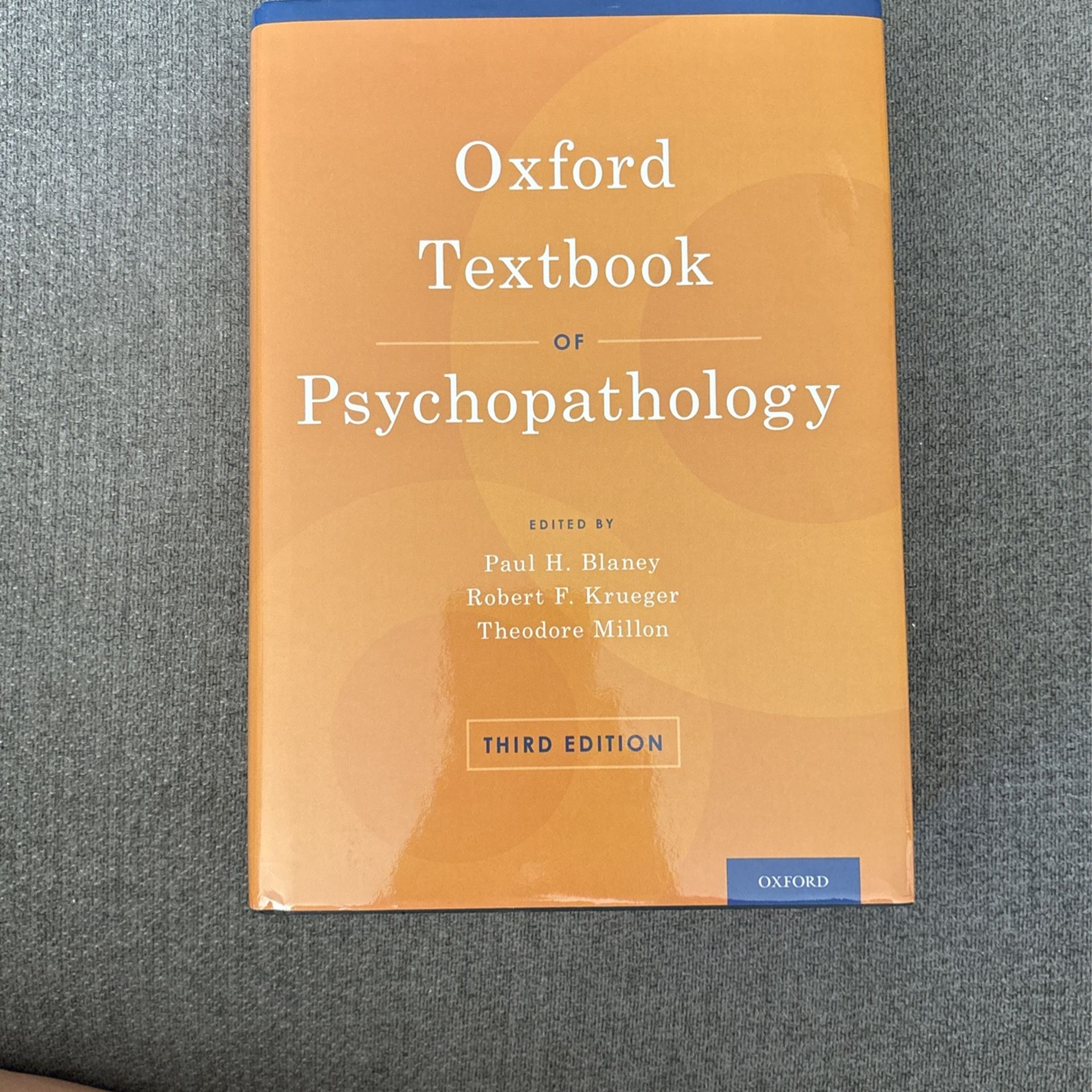 Oxford textbook of psychopathology - third edition