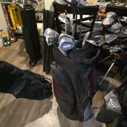 GOLF CLUBS  WITH GOLF BAG (14 CLUBS)