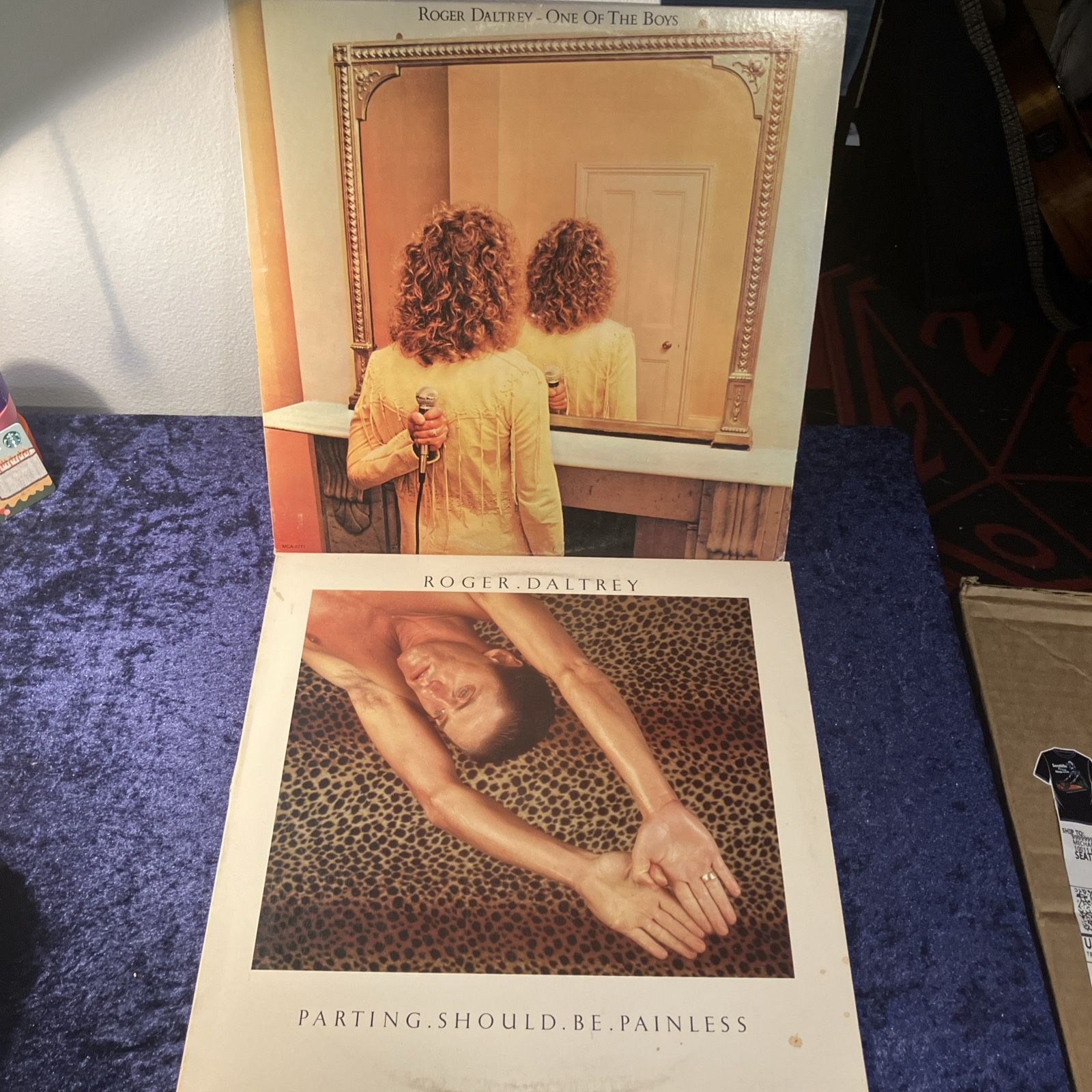 Roger Daltrey (The Who) 2 LP LOT! One of the Boys / Parting Should Be Painless