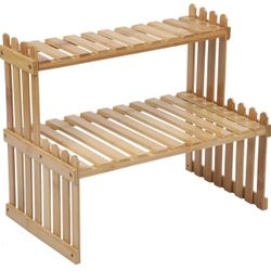 Bamboo Plant Stand 