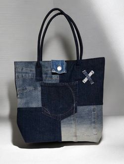 Upcycled Handmade Denim tote bag