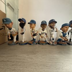 Bundle of 7 Former Dodger Bobbleheads 