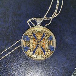 Opus x pendant necklace or keychain