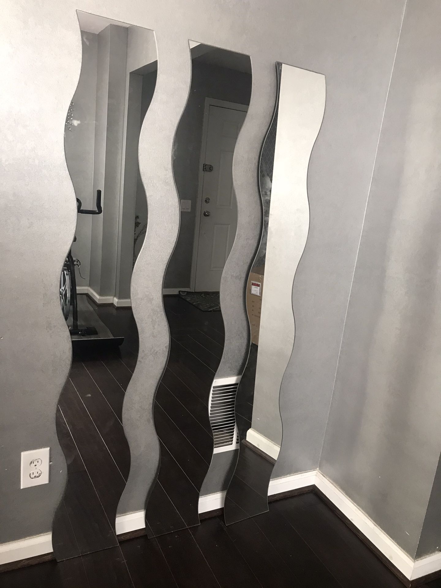 3 pc wall mirrors