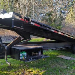 25,000 Gvwr 2021 36'  TDX TANDEM DUAL FLATBED HYDRAULIC  TILT GOOSENECK