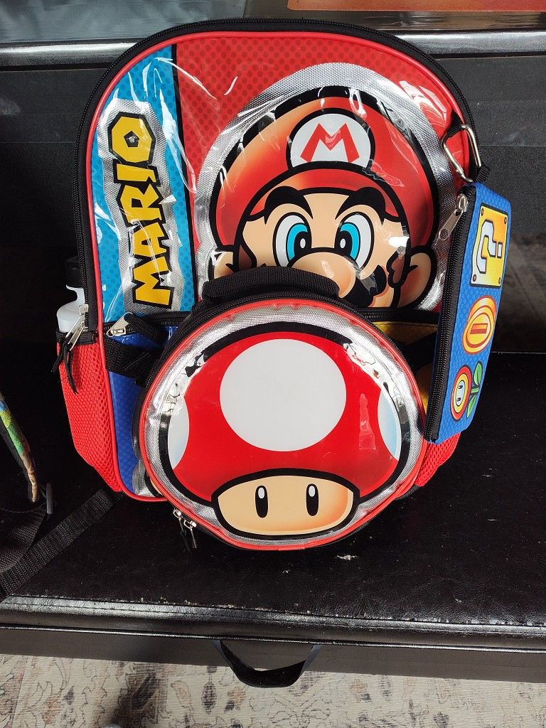 Brand New Super Mario Backpack Never Used
