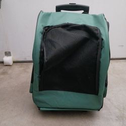 Small Dog Carrier.  Back Pack/roller Bag