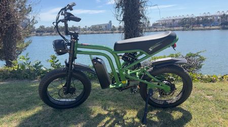 Fat Tire Electric Bike Green