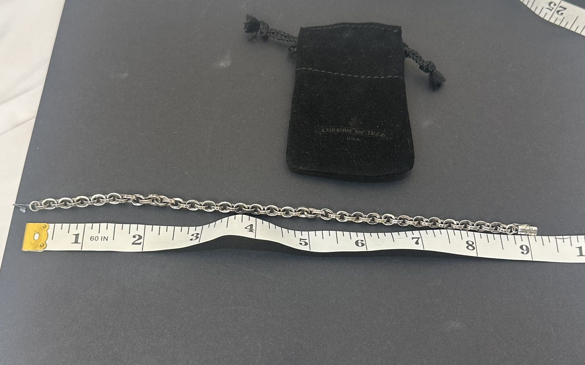 Chrome Hearts Paperchain Bracelet 9”. New. No Trades 