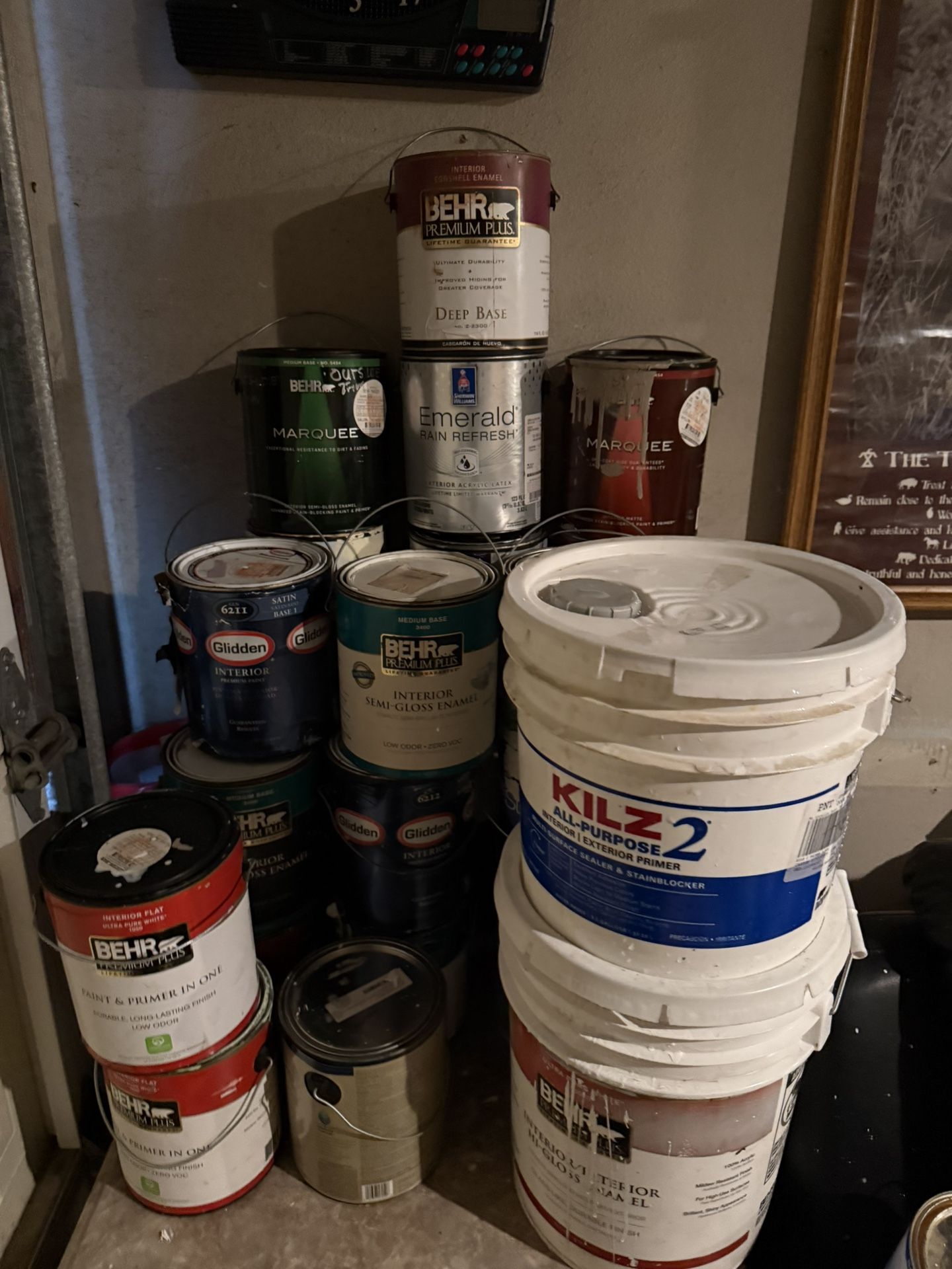 GALLON PAINTS $10 EACH
