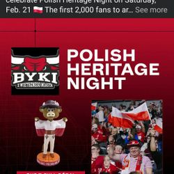 Windy City Bulls Polish Heritage Night Gus T Bull Bobblehead 2/21/26 SGA