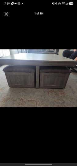 Coffee table and two end tables yeah