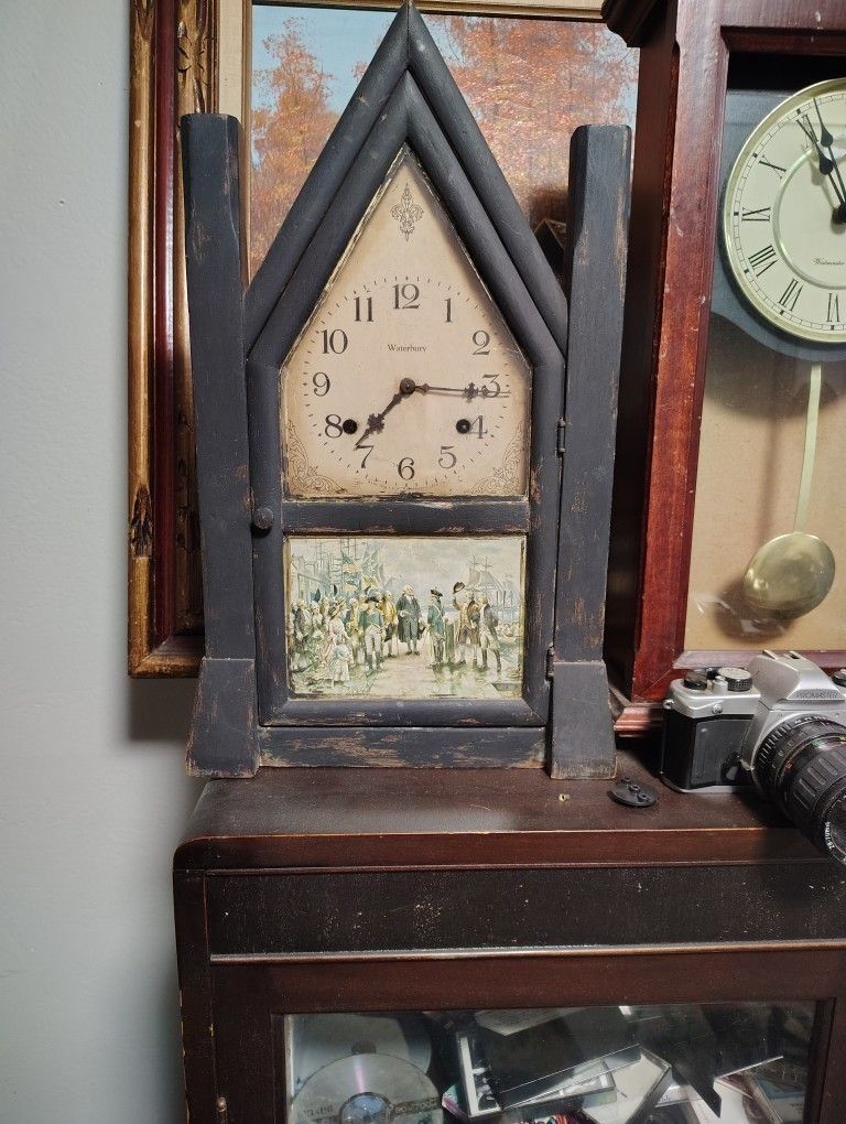 1890. Steaple Clock Made By Waterbury Clock Company