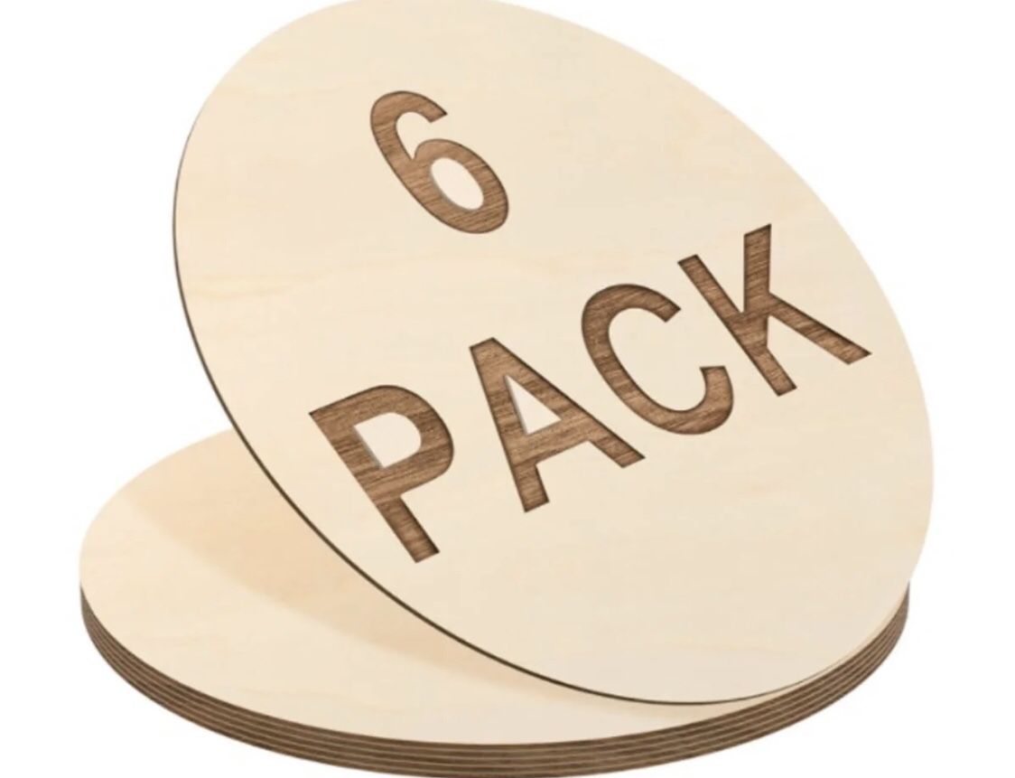 16" Wood Craft Circles