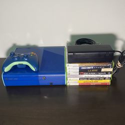 Xbox 360 Slim E Special Edition Blue 500GB for Sale in Queens NY
