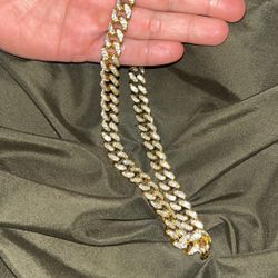 20 Inch Chain. Gold Plated. 