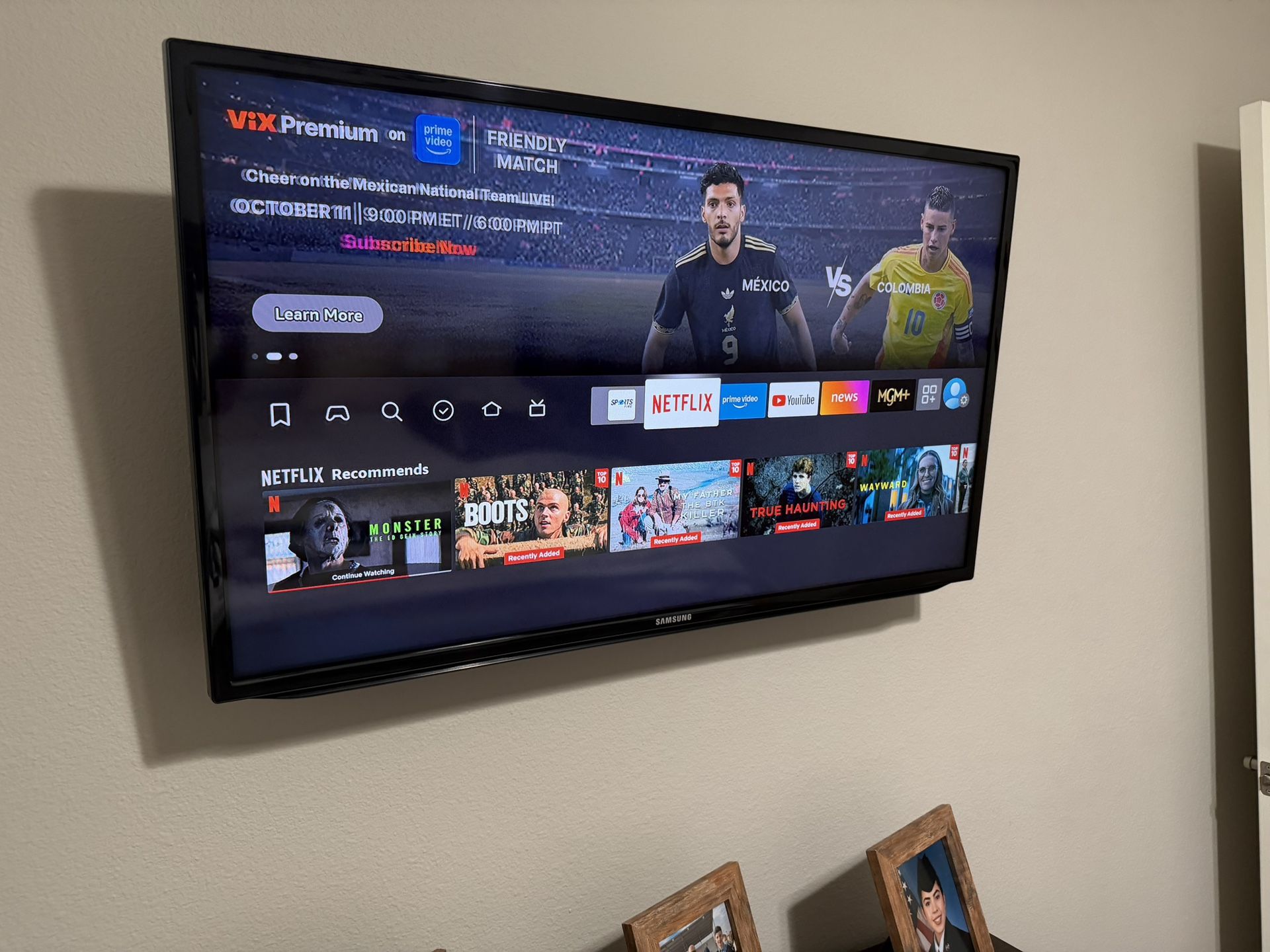 Samsung 40in TV 